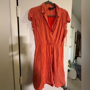 Orange dress with pockets!
